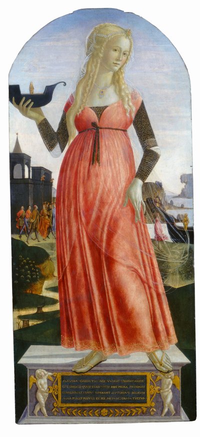 Claudia Quinta, c. 1490-1495 by Neroccio de Landi