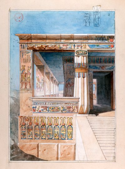 Ancient Egyptian Temple by Nestor l