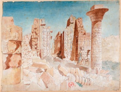 Karnak, Egypt, 19th Century by Nestor l