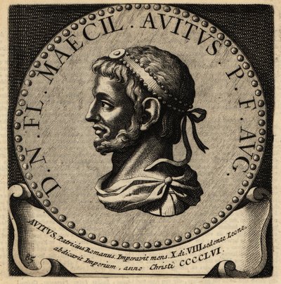 Portrait of Roman Emperor Avitus by Netherlandish School
