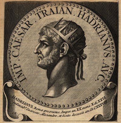 Portrait of Roman Emperor Hadrian by Netherlandish School