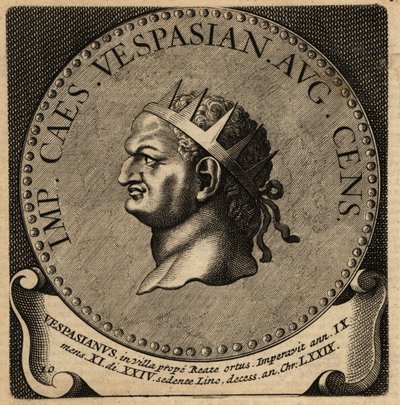 Portrait of Roman Emperor Vespasian by Netherlandish School