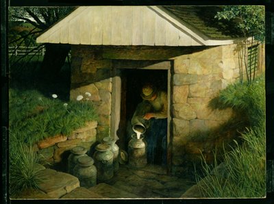 The Springhouse by Newell Convers Wyeth