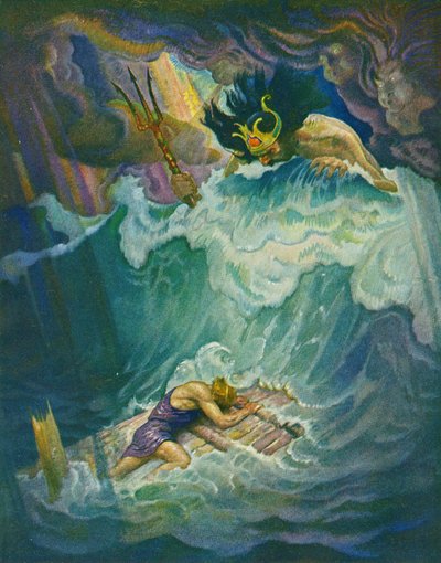 The Raft of Odysseus by Newell Convers Wyeth