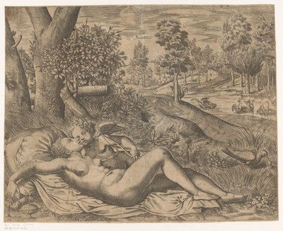 Venus and Cupid by Niccolò Nelli