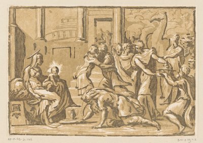 Adoration of the Kings by Niccolò Vicentino (attributed to)