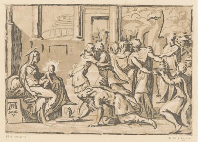 Adoration of the Magi by Niccolò Vicentino (attributed to)