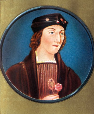 Portrait of Henry VII by Nicholas (after) Hilliard