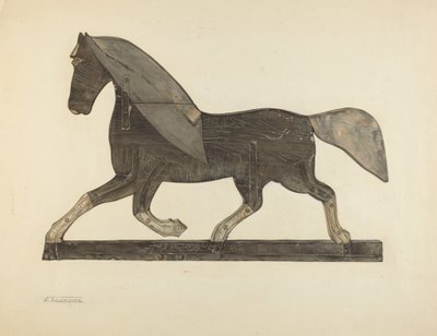 Horse Weather Vane by Nicholas Acampora