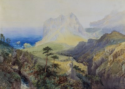 Coastal Scene by Nicholas Chevalier