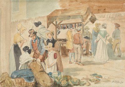 The Market Place by Nicholas Condy