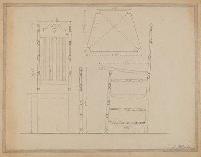 Drawing of Chair by Nicholas Gorid