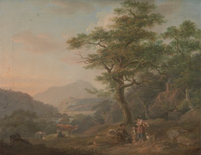 A Landscape with Figures by Nicholas Pocock