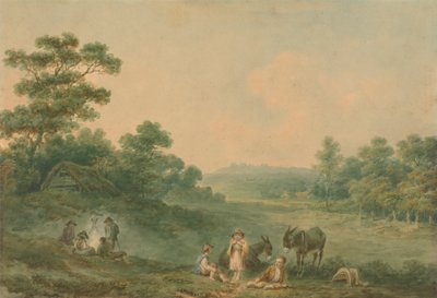 Landscape with Gypsies by Nicholas Pocock