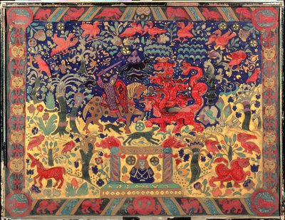 Battle with the Dragon by Nicholas Roerich
