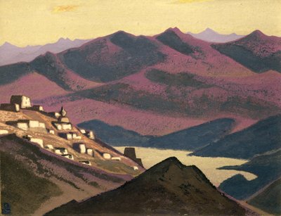 Yam-Zo Lake, 1937 by Nicholas Roerich
