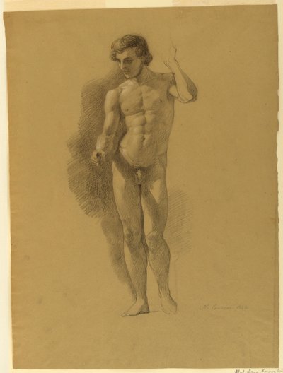 Study of a Male Nude by Nicola Consoni