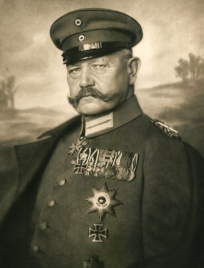 Portrait of Paul von Hindenburg by Nicola Perscheid