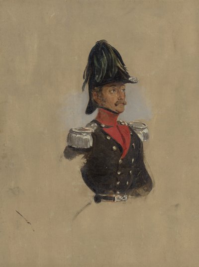 Portrait Study of Captain J.J.P. van Munnick by Nicolaas Pieneman