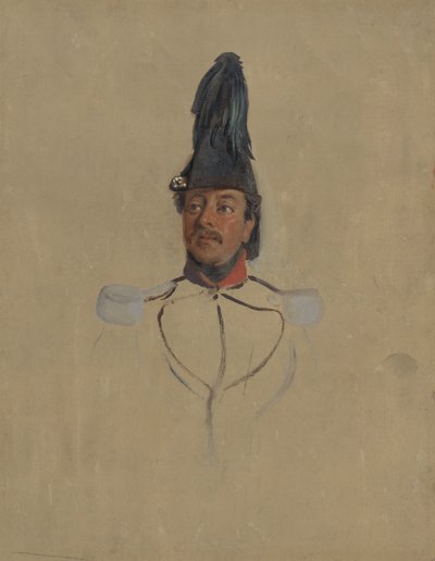 Portrait Study of Captain T.S. Nabal by Nicolaas Pieneman