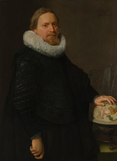 Man with a Celestial Globe, 1624 by Nicolaes Eliasz Pickenoy