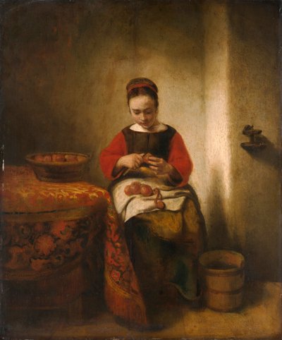 Apple Peel, c.1655 by Nicolaes Maes
