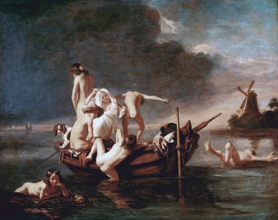 Bathing by Nicolaes Maes