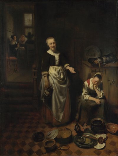 The Idle Servant by Nicolaes Maes