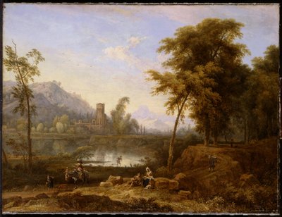 Italian Landscape with Broken Tree by Nicolaes Piemont