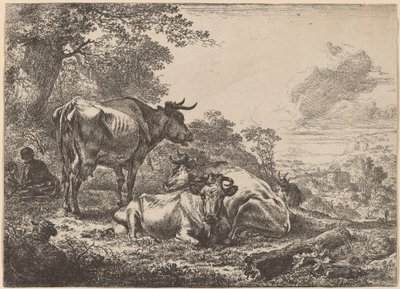 Resting Cows by Nicolaes Pietersz Berchem