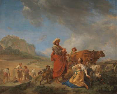 Ruth and Boaz by Nicolaes Pietersz Berchem