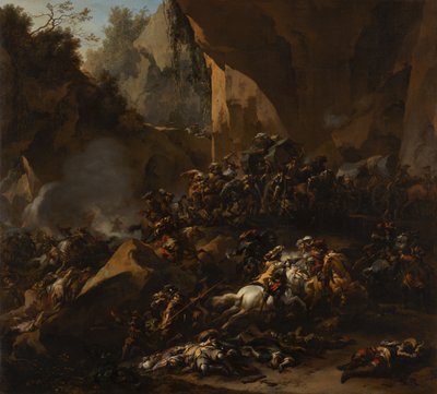 Travellers Ambushed by Brigands by Nicolaes Pietersz Berchem
