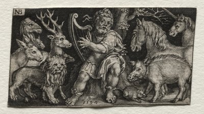 Orpheus Charming the Animals by Nicolaes de Bruyn