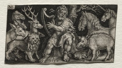 Orpheus Charming the Animals by Nicolaes de Bruyn
