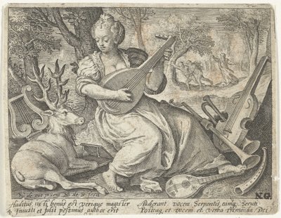 Sense of Hearing (Five Senses) by Nicolaes de Bruyn