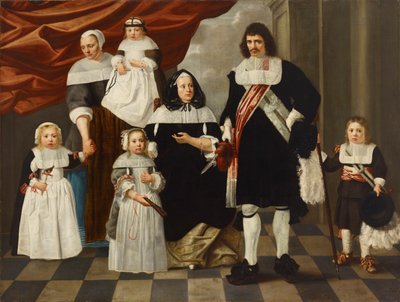 Portrait of a Family by Nicolaes de Helt Stockade