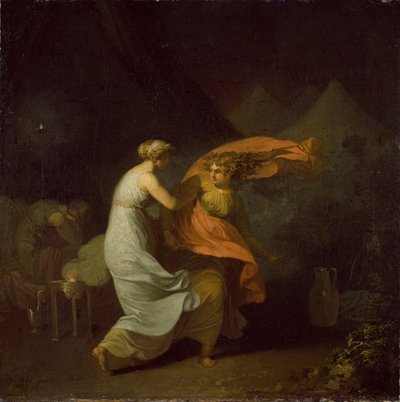 Julia and Fulvia by Nicolai Abraham Abildgaard