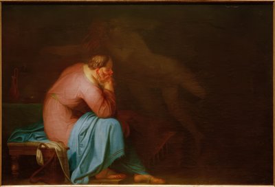 Socrates and His Demon by Nicolai Abraham Abildgaard