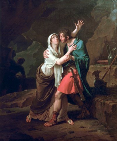 Eponine and Sabinus by Nicolas Andre Monsiau