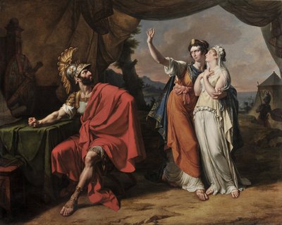 Iphigenia in Aulis by Nicolas Andre Monsiau