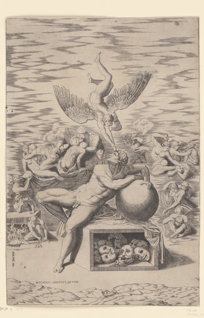 The Dream by Nicolas Beatrizet (attributed to)