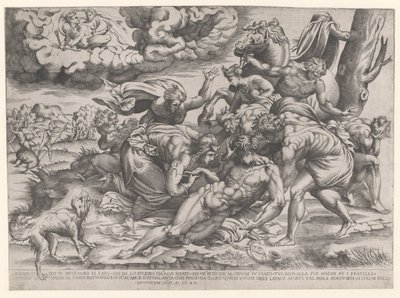 Death of Meleager by Nicolas Beatrizet