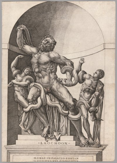 Laocoön by Nicolas Beatrizet