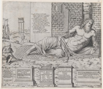 Speculum Romanae Magnificentiae: Marforius by Nicolas Beatrizet.