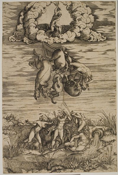 The Fall of Phaeton by Nicolas Beatrizet