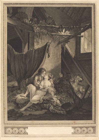 Late Cares by Nicolas Delaunay after Pierre Antoine Baudouin