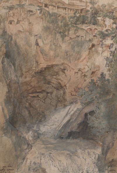 View of the Cascades at Tivoli, ca. 1724-33 by Nicolas Delobel