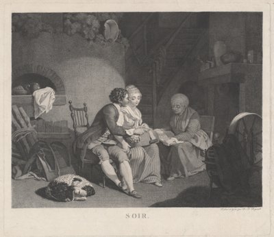 Evening by Nicolas Francois Regnault