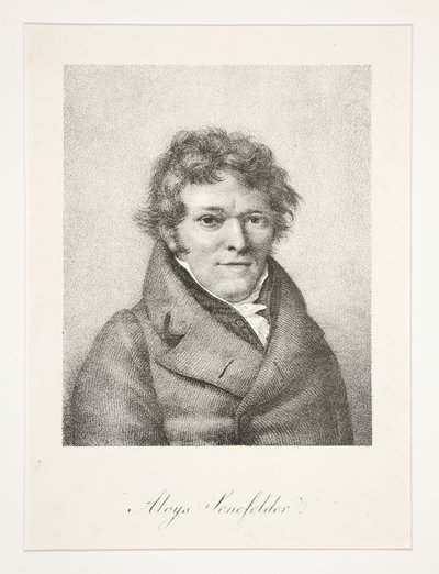 Portrait of Aloys Senefelder by Nicolas Henri Jacob