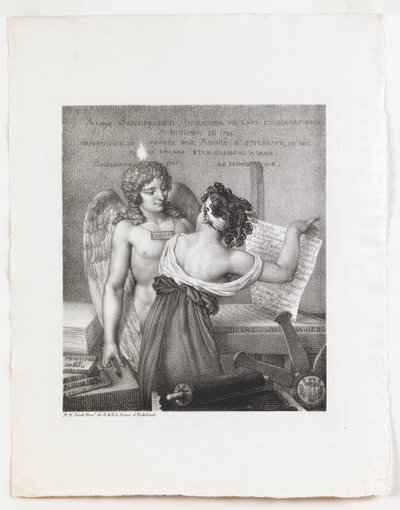 The Genius of Lithography by Nicolas Henri Jacob